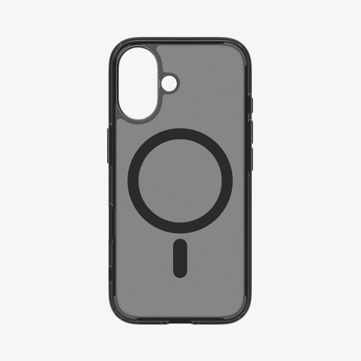 ACS09074 - iPhone 16 Case Ultra Hybrid T (MagFit + Camera Control) in Frost Black showing the inner