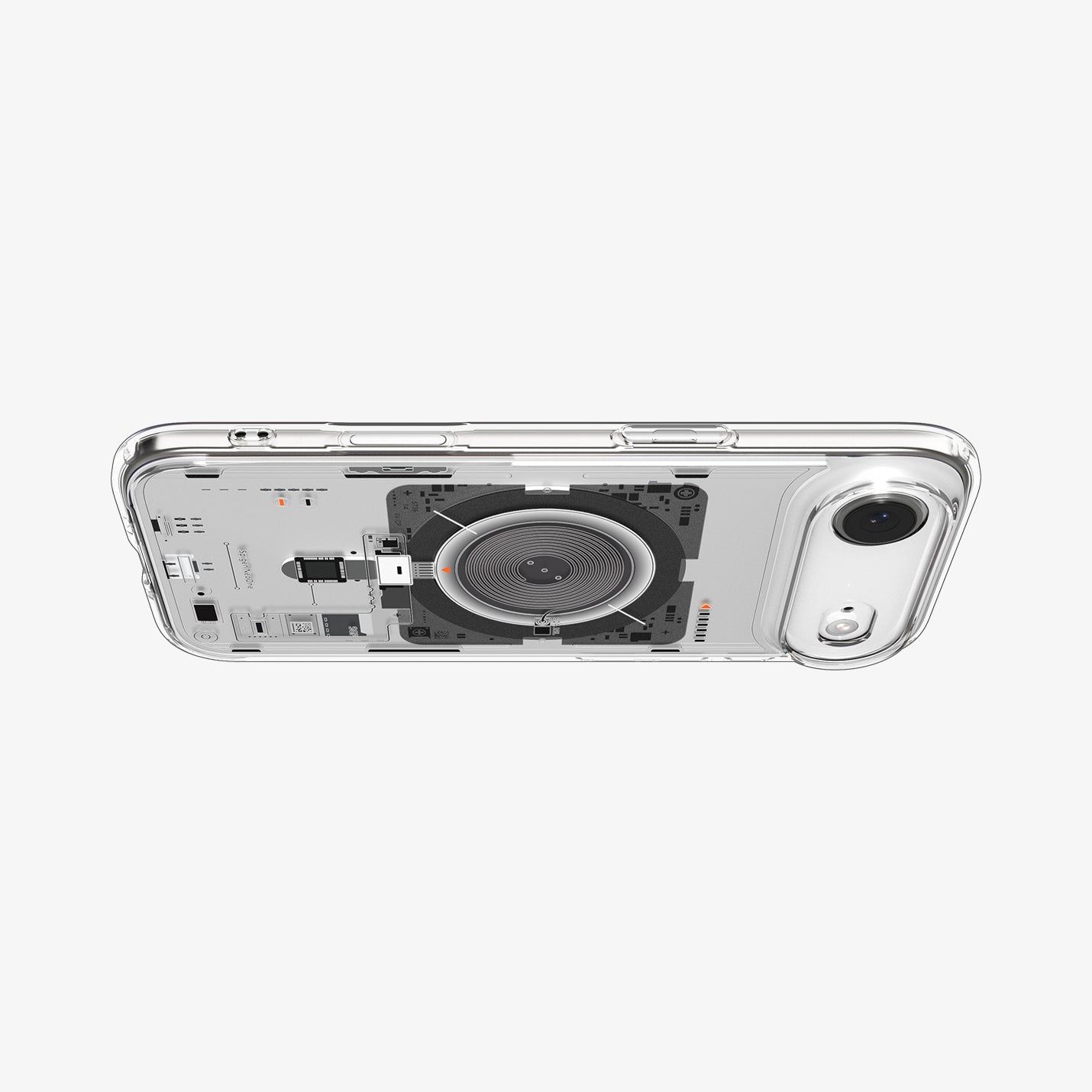 ACS10059 - iPhone 17 Air Ultra Hybrid Neo One (MagFit) showing layer and magfit magnet above the case