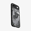 ACS10058 - iPhone 17 Air Ultra Hybrid Zero One (MagFit) in Zero One Black showing the side, back and top
