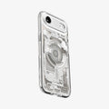 ACS10057 - iPhone 17 Air Ultra Hybrid Zero One (MagFit) in Zero One Natural Titanium showing the side, back and top