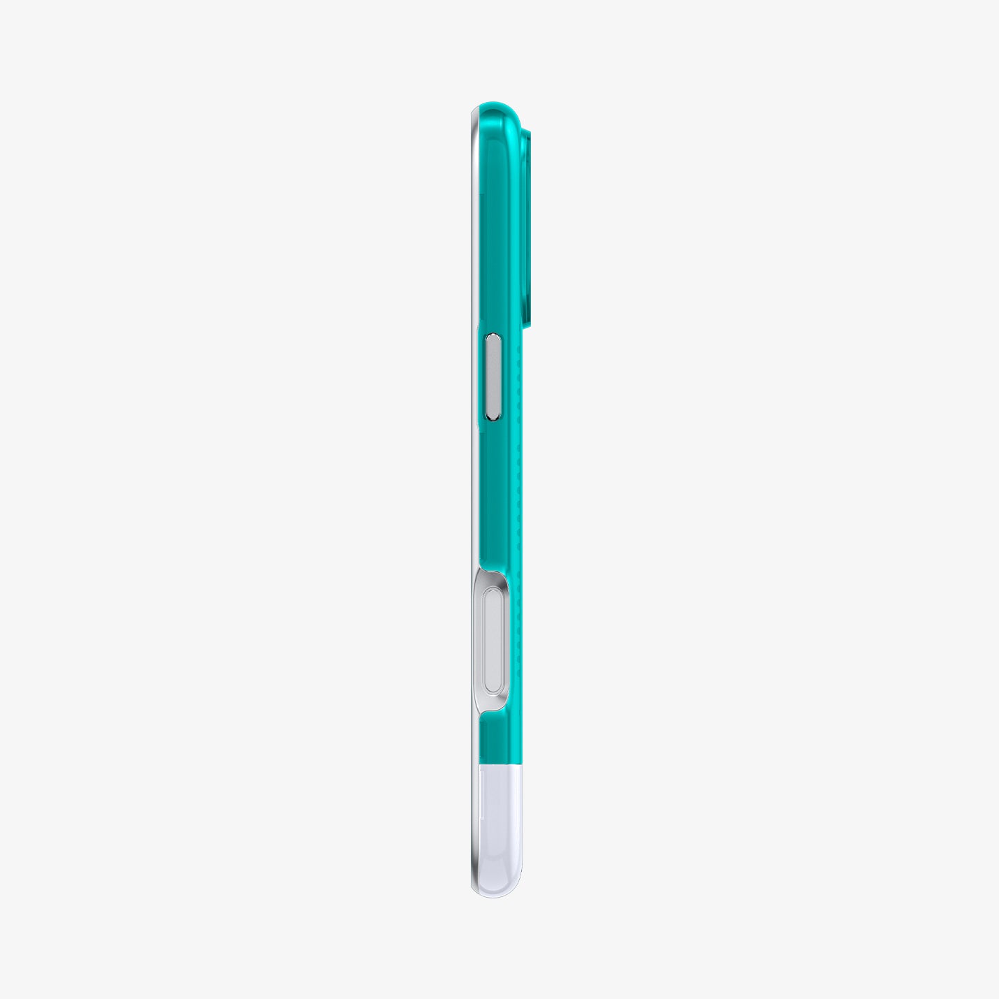 ACS09961 - iPhone 17 Pro Case Classic C1 (MagFit) in bondi blue showing the side