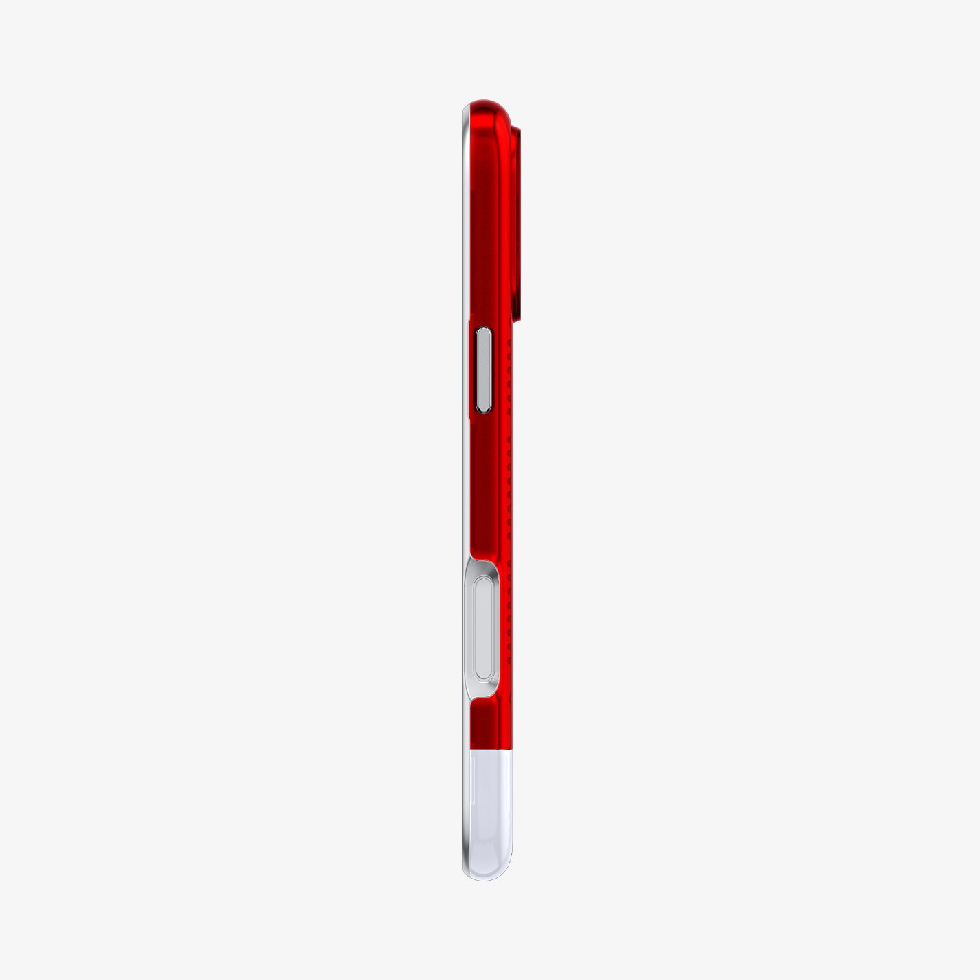 ACS09909 - iPhone 17 Pro Max Case Classic C1 (MagFit) in ruby showing the side