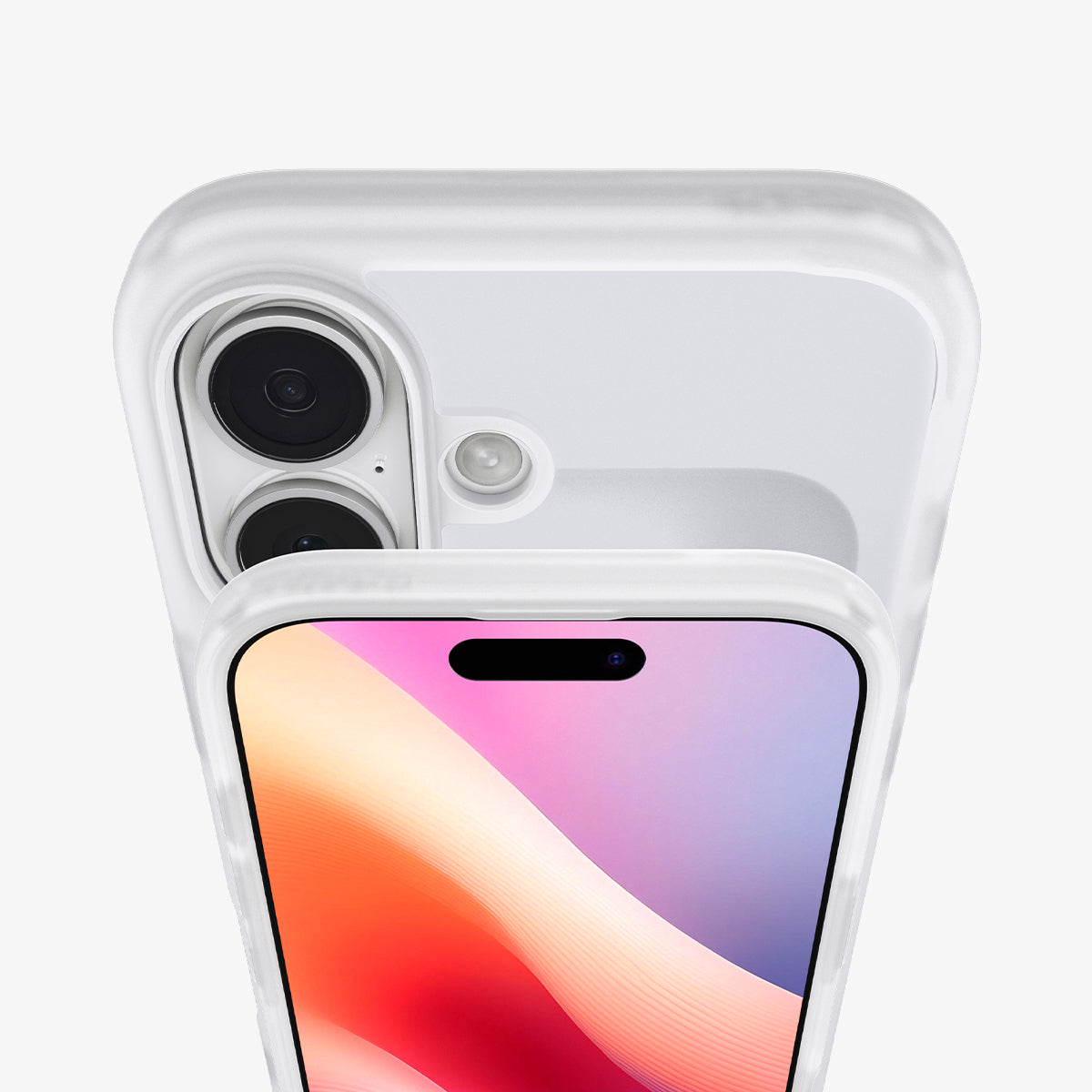 ACS10091 - iPhone 17 Ultra Hybrid Classic (MagFit) in Classic Silver showing back with camera and front