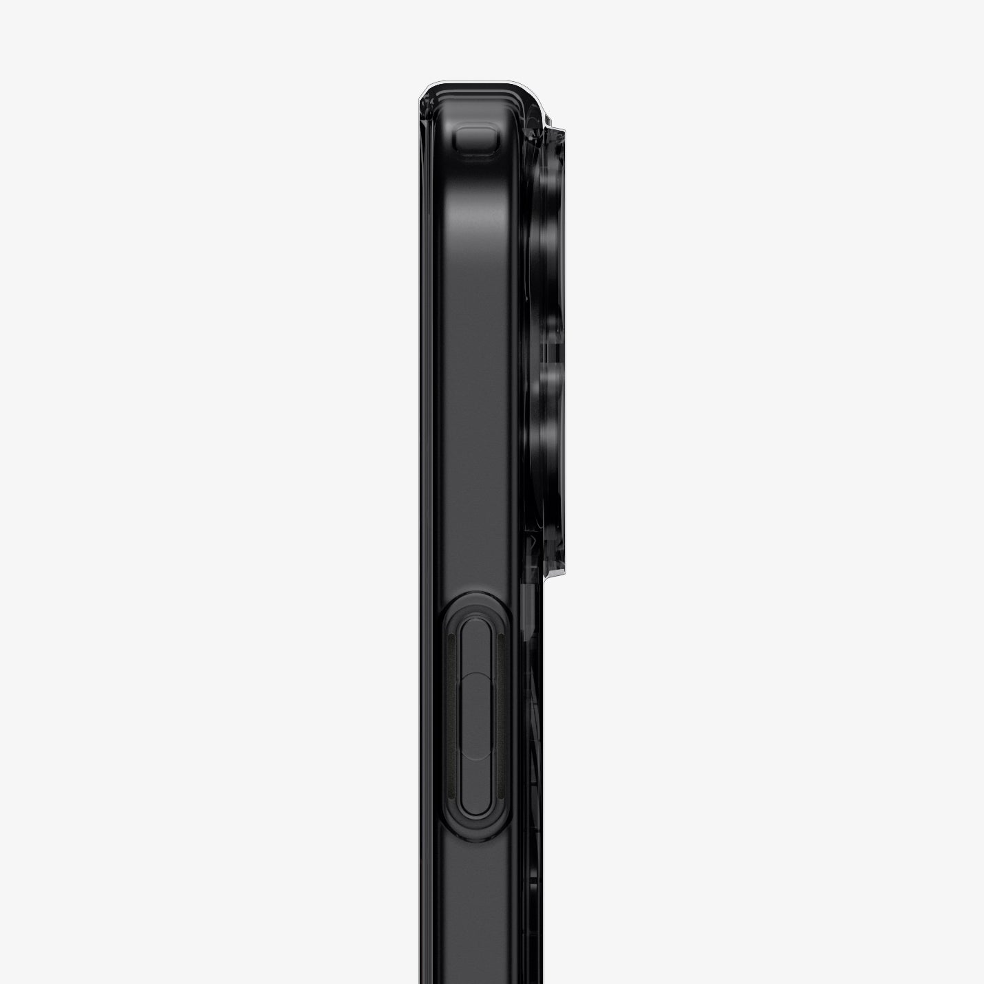 ACS10089 - iPhone 17 Ultra Hybrid Zero One (MagFit) in Zero One Black showing the side