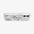 ACS10088 - iPhone 17 Ultra Hybrid Zero One (MagFit) in Zero One Natural Titanium showing layer and magfit magnet above the case