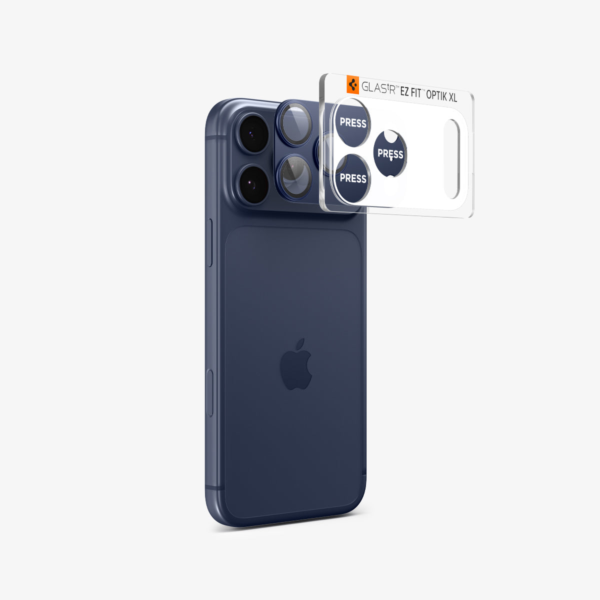 AGL10646 - iPhone 17 Pro Optik Pro XL EZ Fit Lens Protector in blue