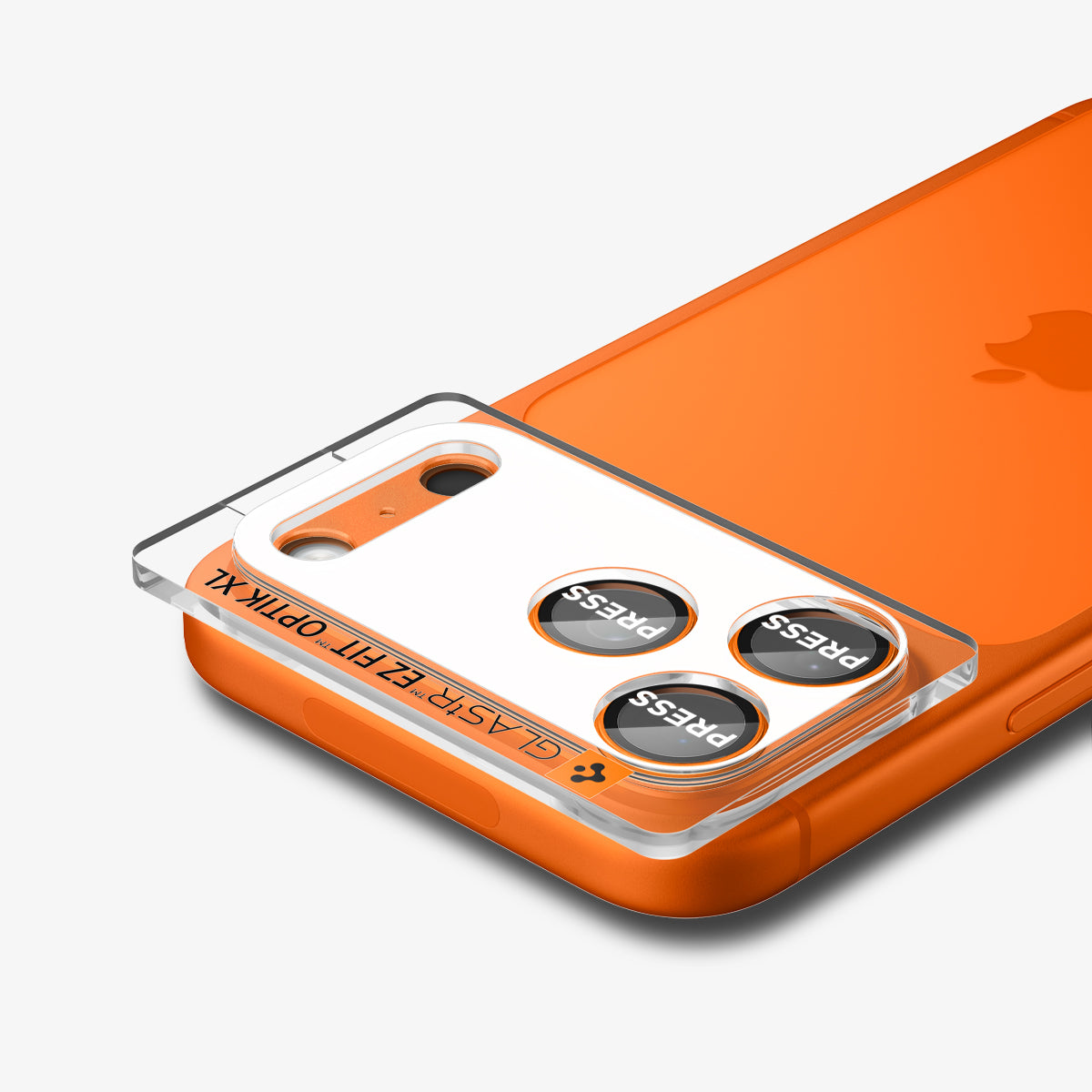 AGL10645 - iPhone 17 Pro Optik Pro XL EZ Fit Lens Protector in orange