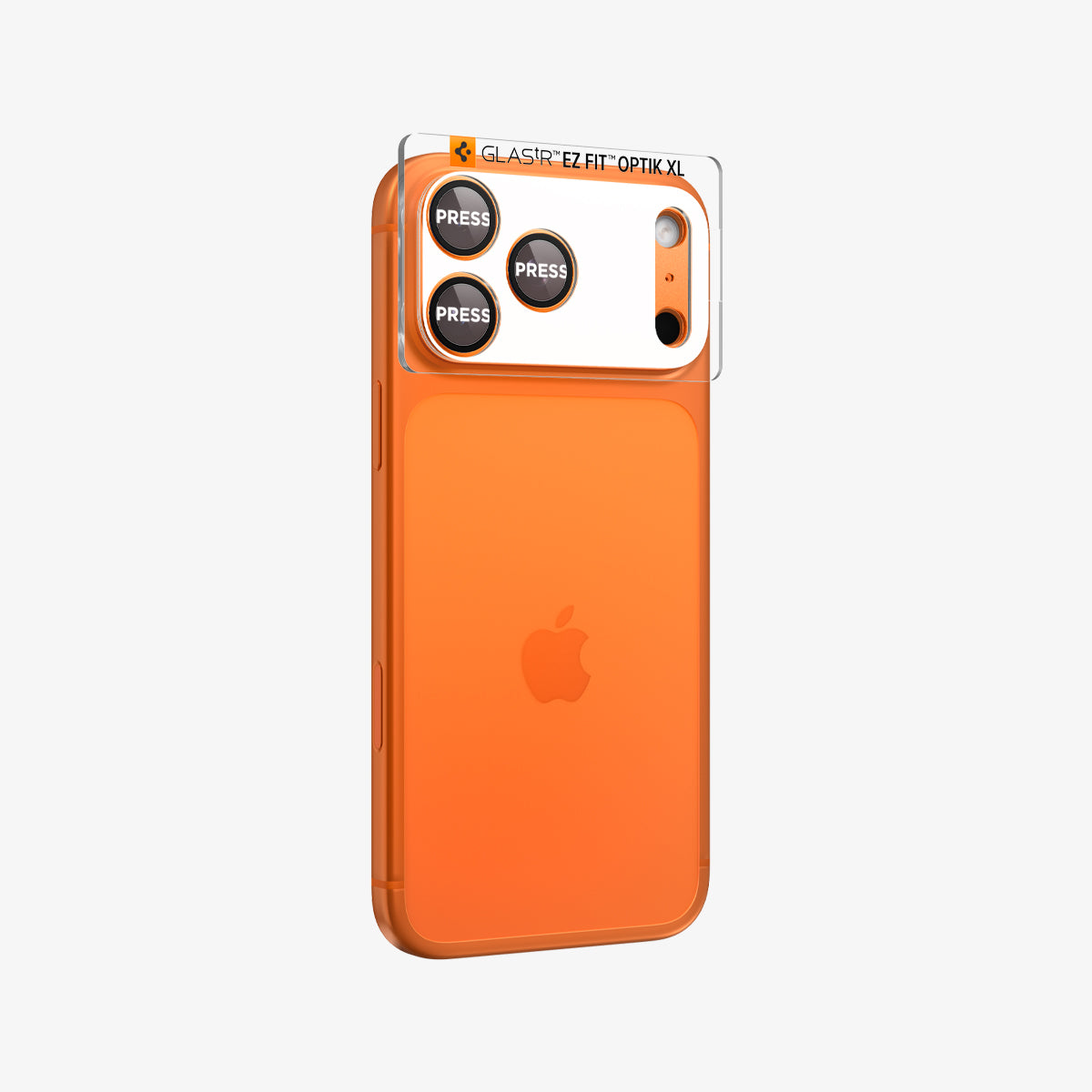 AGL10645 - iPhone 17 Pro Optik Pro XL EZ Fit Lens Protector in orange