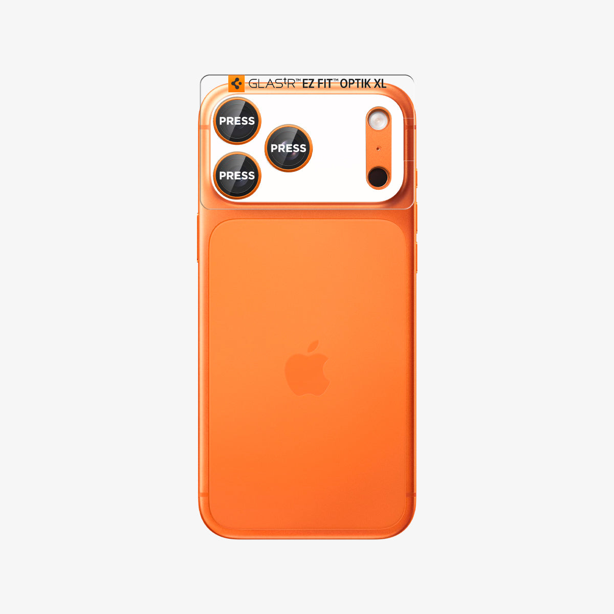 AGL10645 - iPhone 17 Pro Optik Pro XL EZ Fit Lens Protector in orange