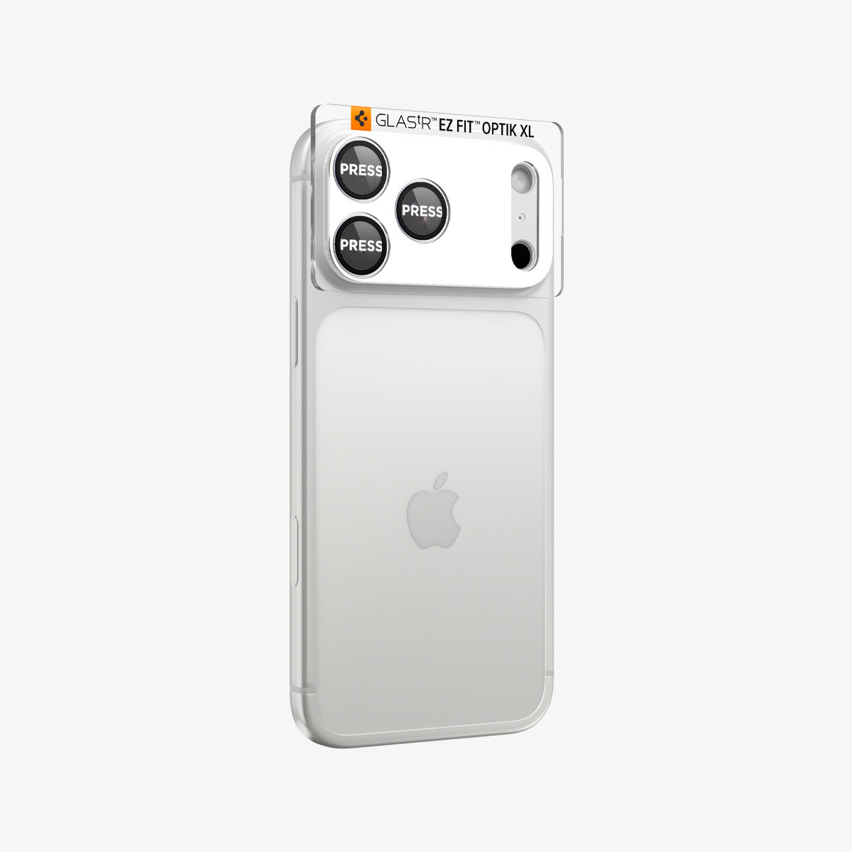 AGL10647 - iPhone 17 Pro Optik Pro XL EZ Fit Lens Protector in silver