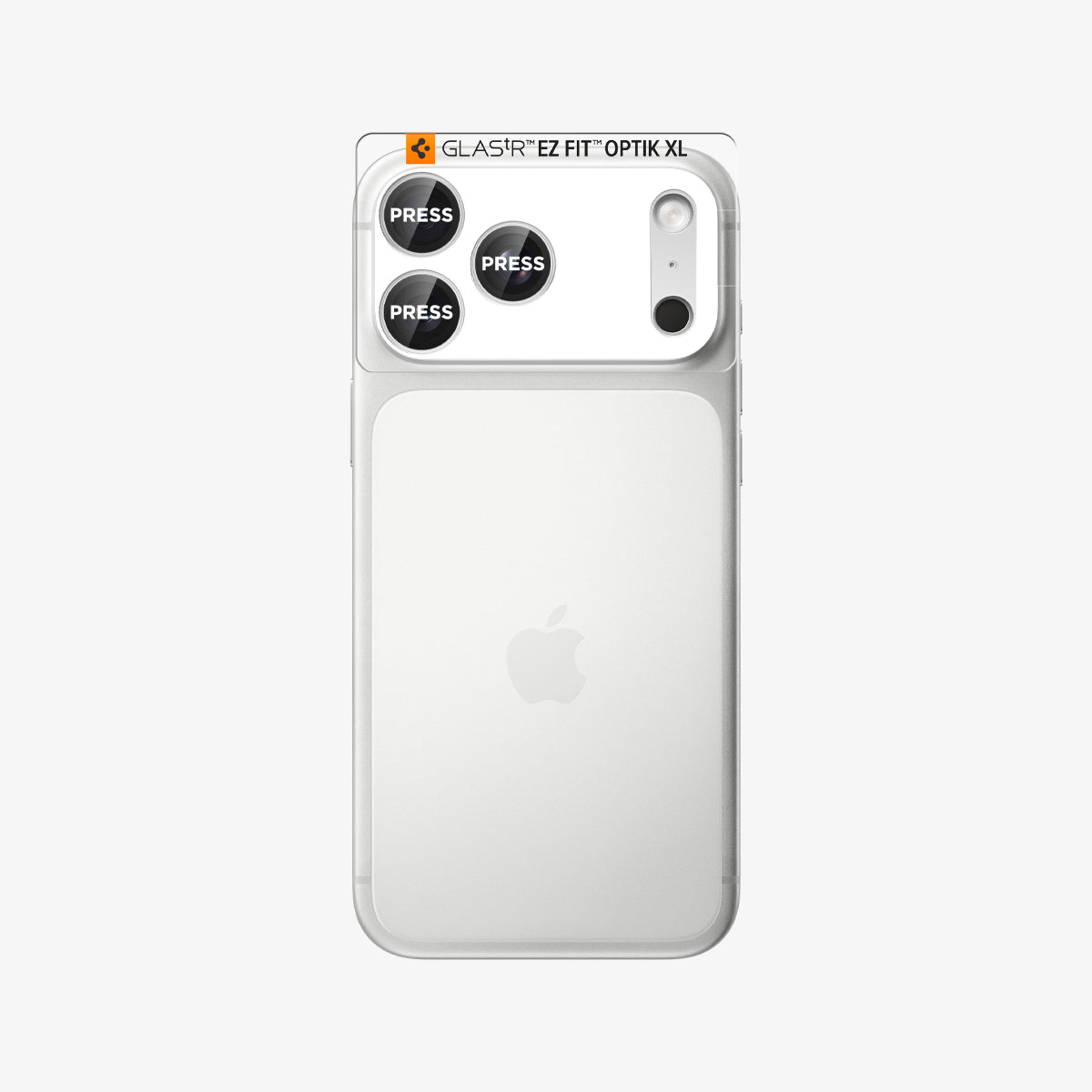 AGL10647 - iPhone 17 Pro Optik Pro XL EZ Fit Lens Protector in silver