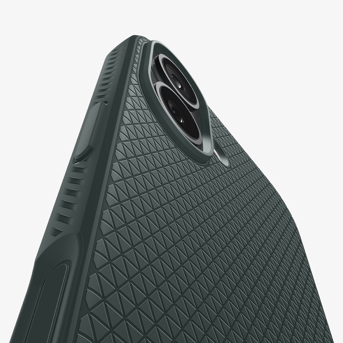 ACS09979 - iPhone 17 Liquid Air in Abyss Green showing detail of back and camera