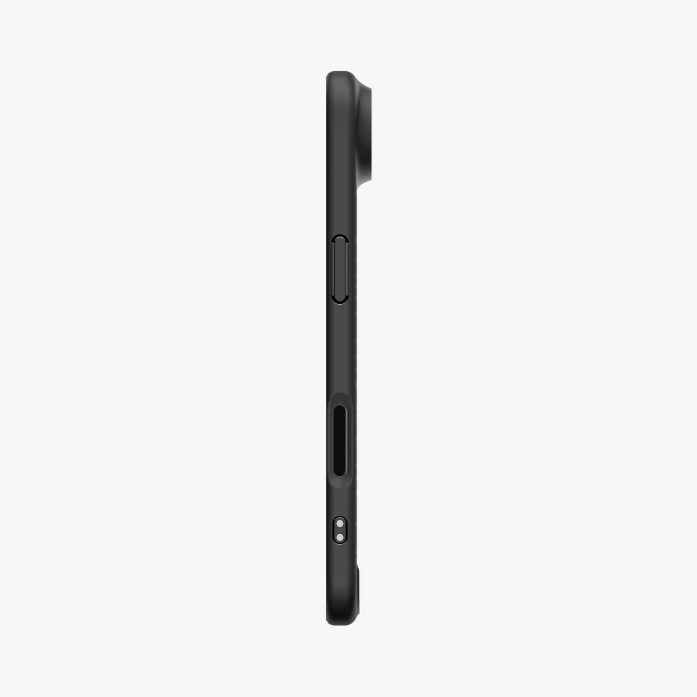 ACS10054 - iPhone 17 Air Ultra Hybrid (MagFit) in Frost Black showing the side