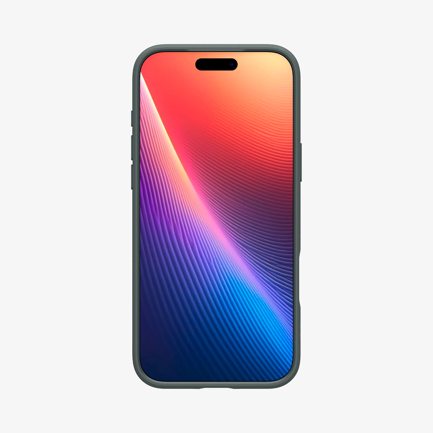 ACS09944 - iPhone 17 Pro Liquid Air in Abyss Green showing the front
