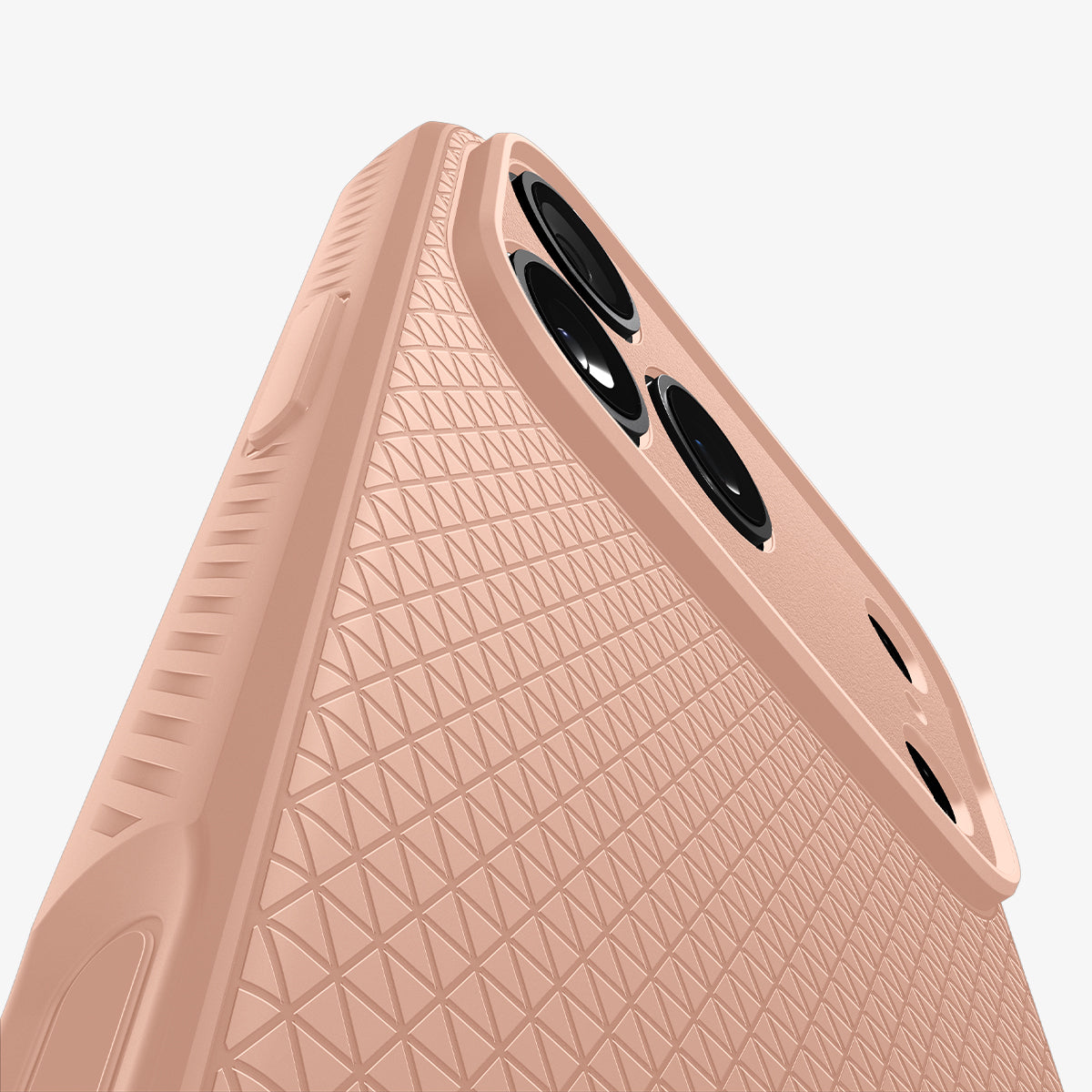ACS09892 - iPhone 17 Pro Max Liquid Air in Rose Titanium showing detail of back and camera