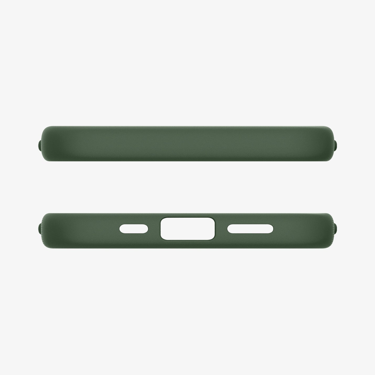 ACS09157 - iPhone 16e Case Nano Pop (MagFit) in Avo Green showing the top and bottom