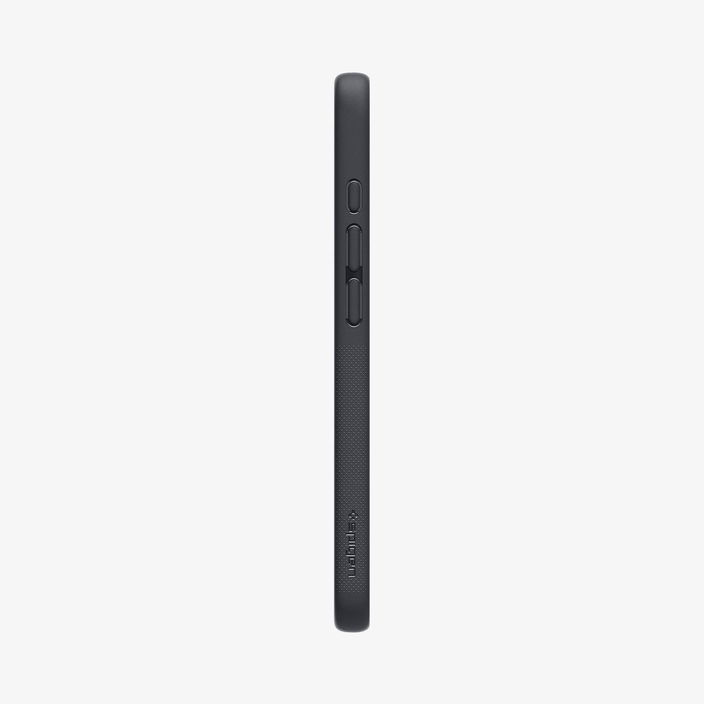 ACS09155 - iPhone 16e Case Nano Pop (MagFit) in Black Sesame showing the side