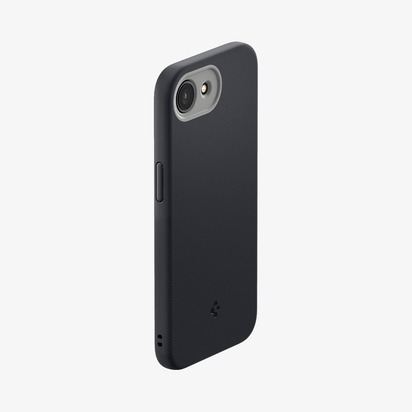 ACS09155 - iPhone 16e Case Nano Pop (MagFit) in Black Sesame showing the back, partial top and side