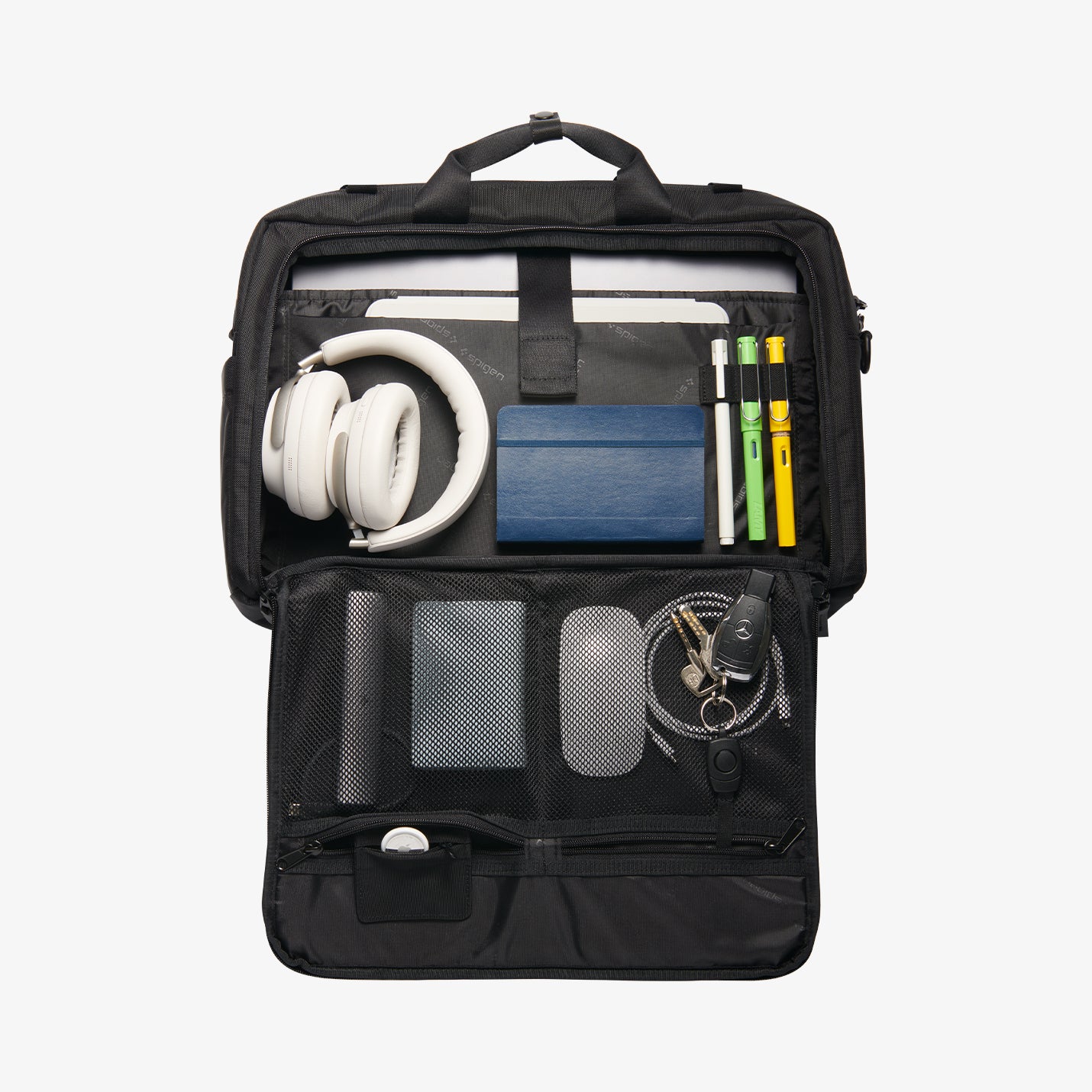 AFA09540 - Klasden Laptop Business Shoulder Bag KD300 showing inside