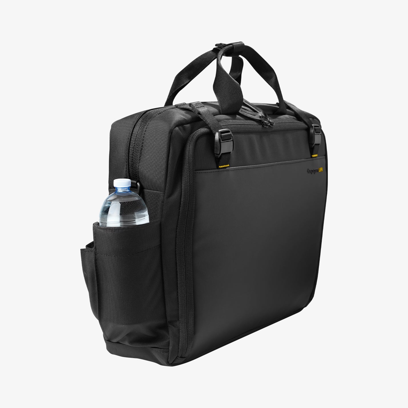 AFA09540 - Klasden Laptop Business Shoulder Bag KD300 showing side pocket with bottle.