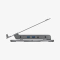 AMP08885 - Laptop Stand Hub LD204H showing side with folding.