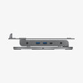 AMP08885 - Laptop Stand Hub LD204H showing side with fold.