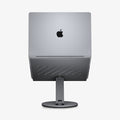 AMP08885 - Laptop Stand Hub LD204H showing back with laptop on