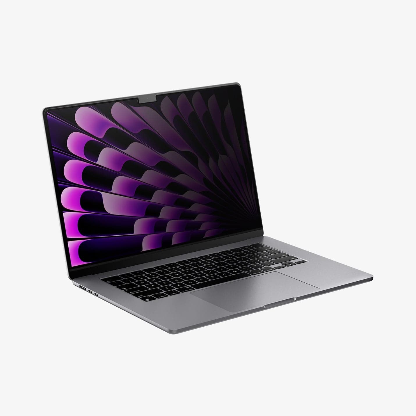 AFL06951 - Macbook Air 15" Screen Protector Safe View showing the front and side angle view