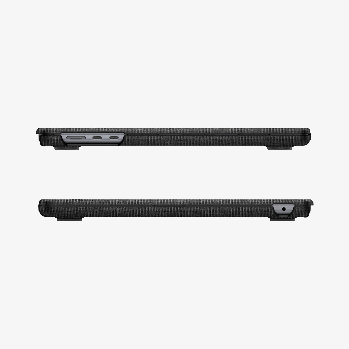 ACS06958 - MacBook Air 15-inch Case Urban Fit in Black showing the sides