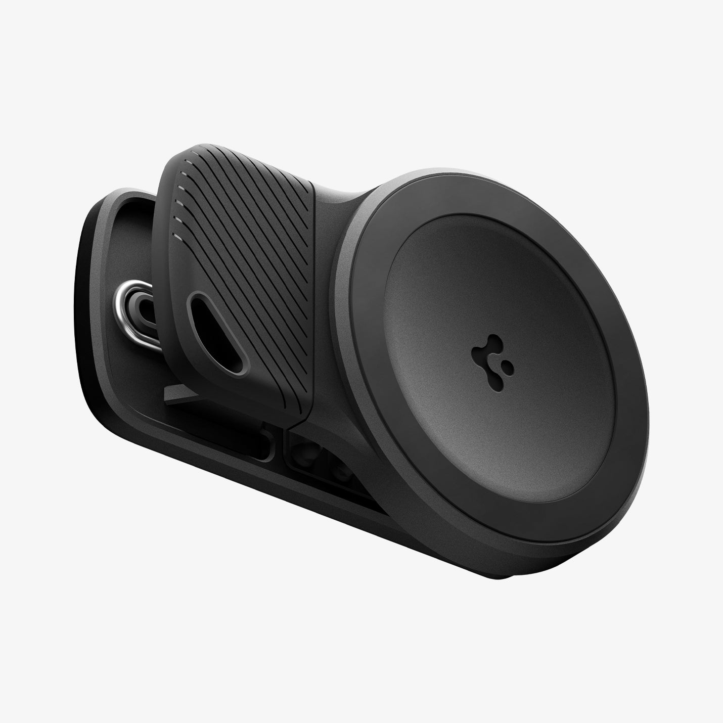 AMP09122 - Mag Fit Clip in black showing front and side.