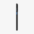 ACS04469 - Moto G Stylus 5G (2022) Case Liquid Air in matte black showing the side