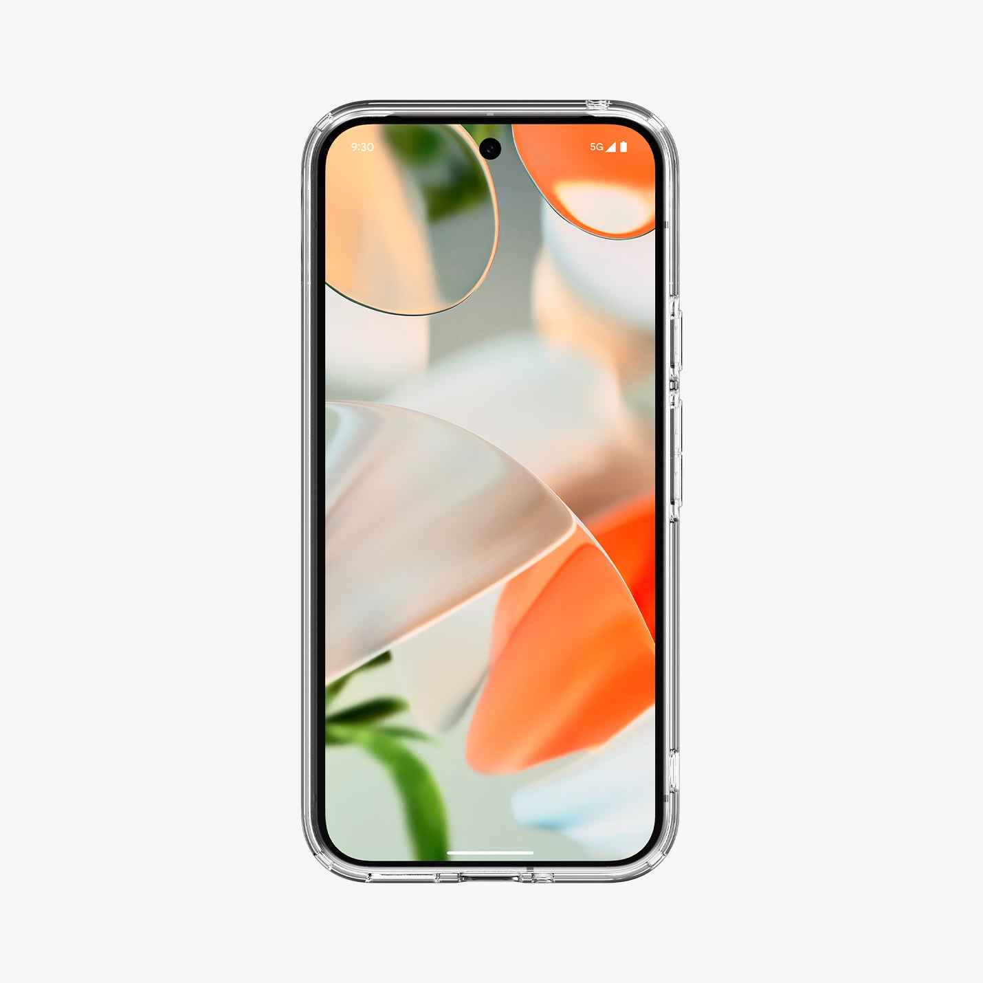 ACS07687 - Pixel 9 Pro Case Ultra Hybrid in Crystal Clear showing the front