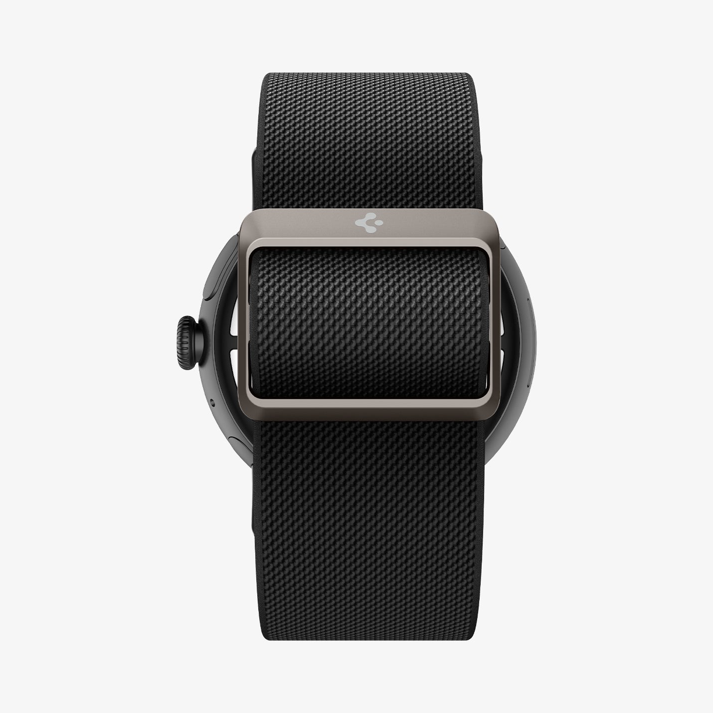 AMP07601 - GWdde Lite Fit Watch Band in black showing the back