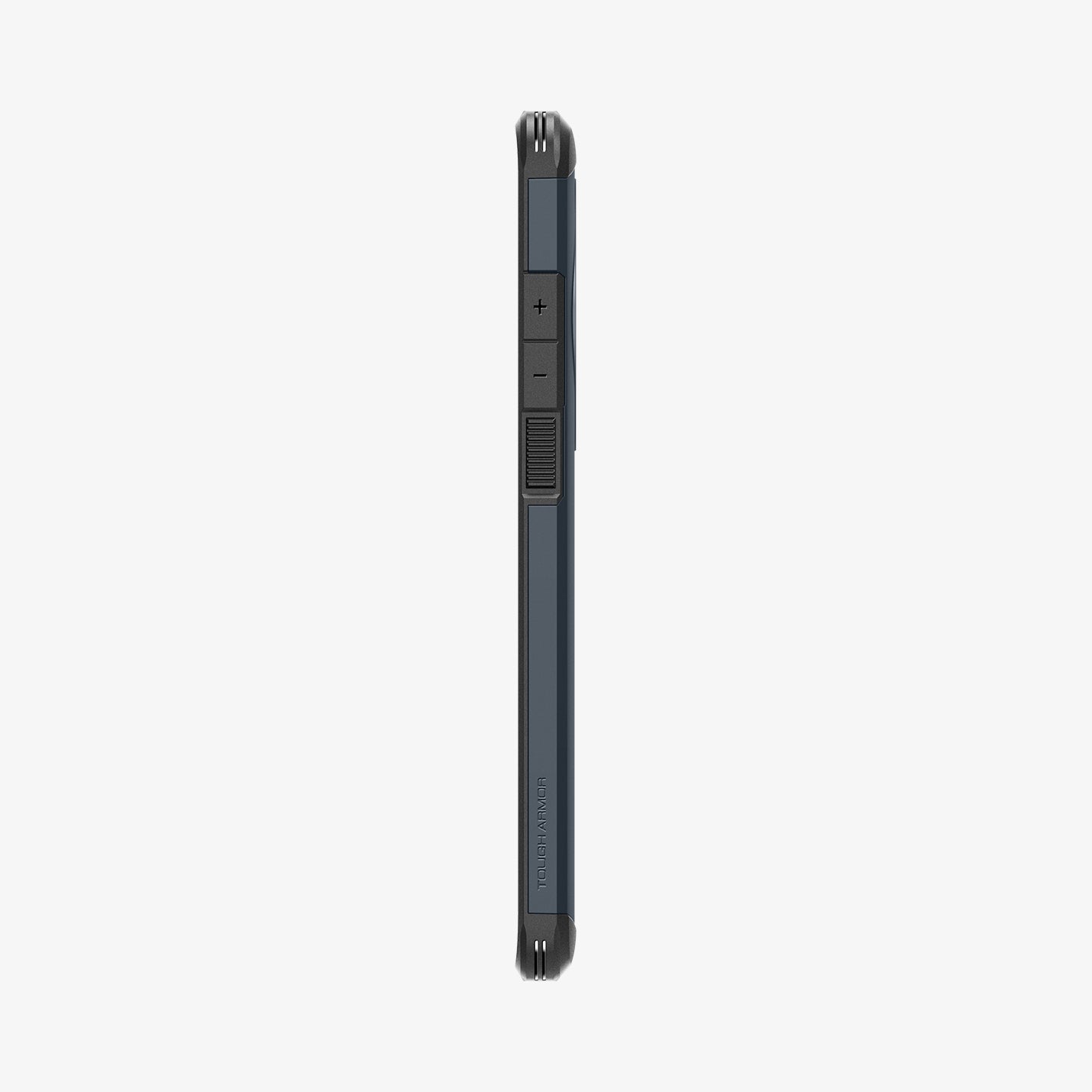 ACS07377 - OnePlus 12 Case Tough Armor in Matte Black showing the side with side buttons
