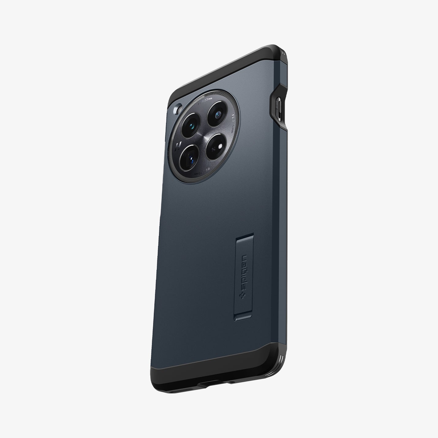 ACS07377 - OnePlus 12 Case Tough Armor in Matte Black showing the back, partial side and bottom