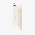 AFA08348 - Passport Holder in dune beige showing the side and front