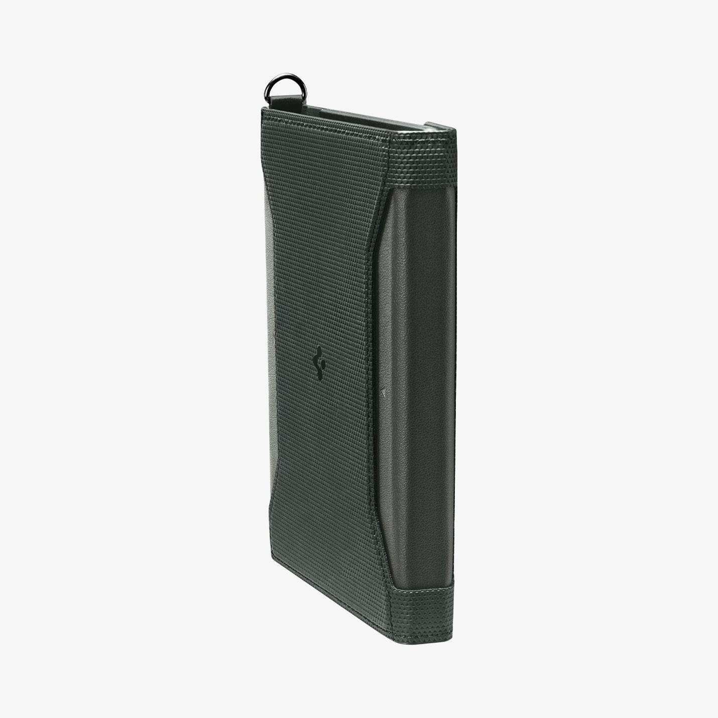 AFA08347 - Passport Holder in military green showing the side and front