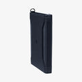 AFA08721 - Passport Holder in Navy Blue showing the side and front