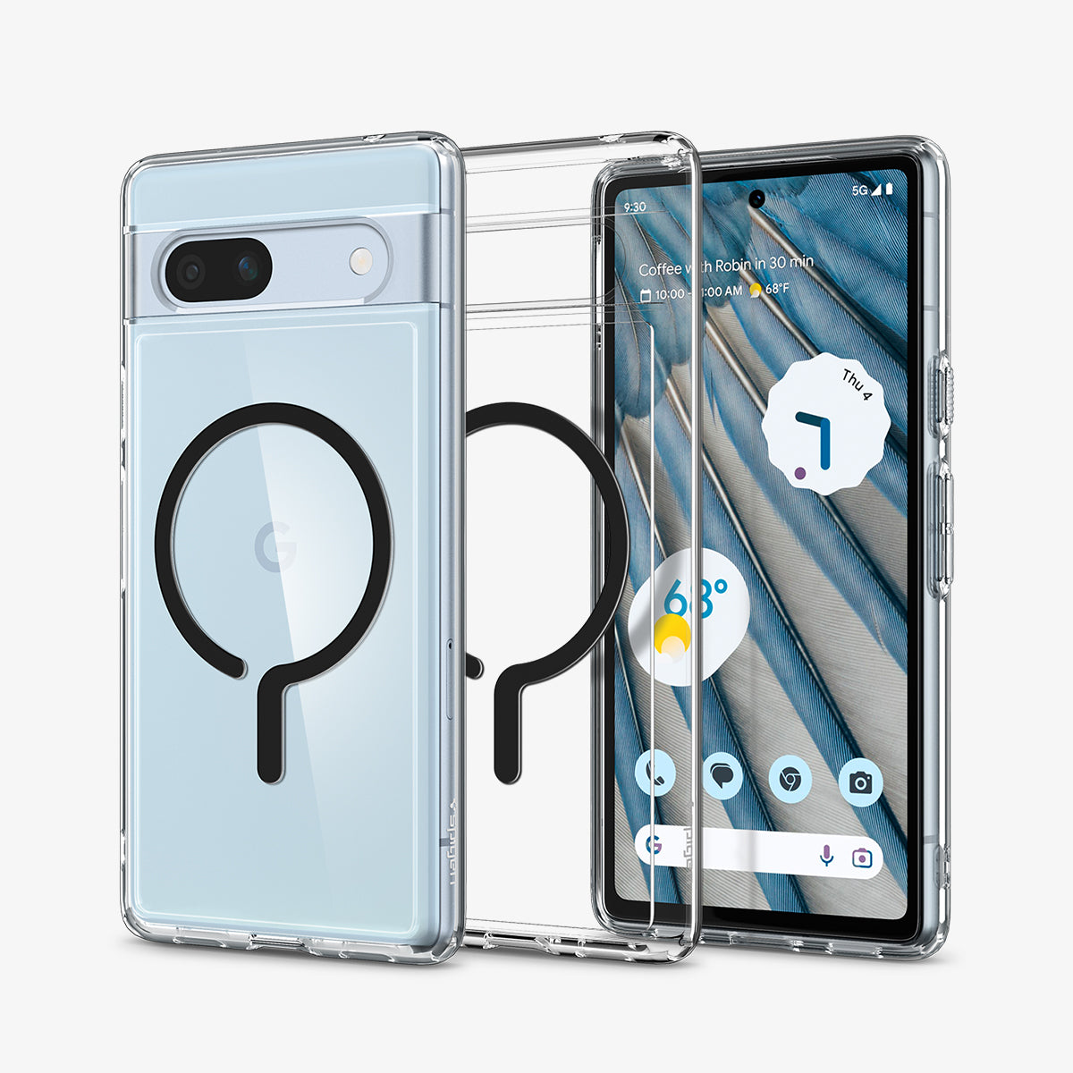 Pixel 7 Series Case Ultra Hybrid Metal Ring (MagFit) - Spigen