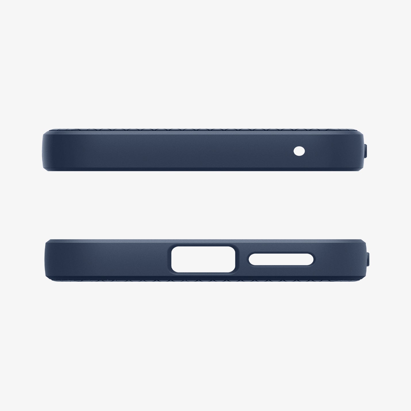 ACS09040 - Pixel 9a Case Liquid Air in Navy Blue showing the top and bottom