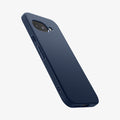 ACS09040 - Pixel 9a Case Liquid Air in Navy Blue showing the back, partial side and bottom