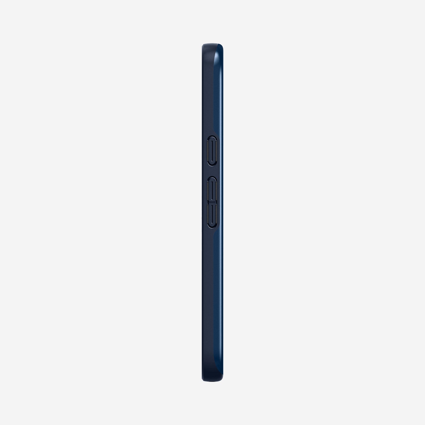 ACS09038 - Pixel 9a Case Thin Fit (MagFit) in Navy Blue showing the side