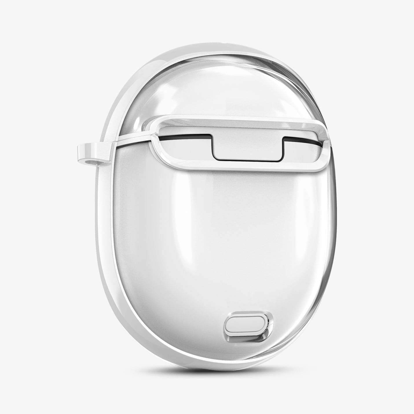 ACS05134 - Pixel Buds Pro 2 Case Ultra Hybrid in Jet White showing the back and partial side