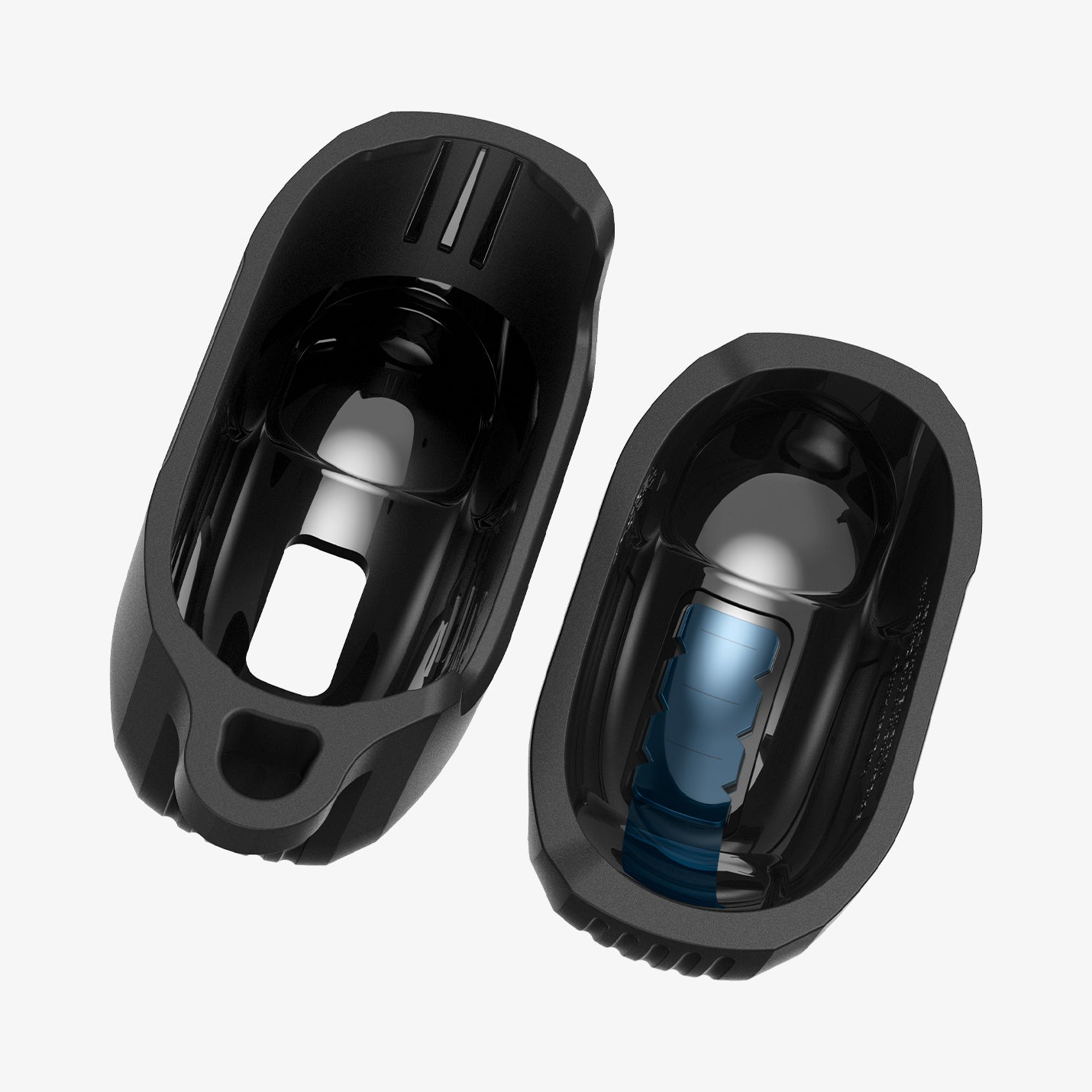 ACS09480 - GBAb Case Rugged Armor in black showing the inside of case