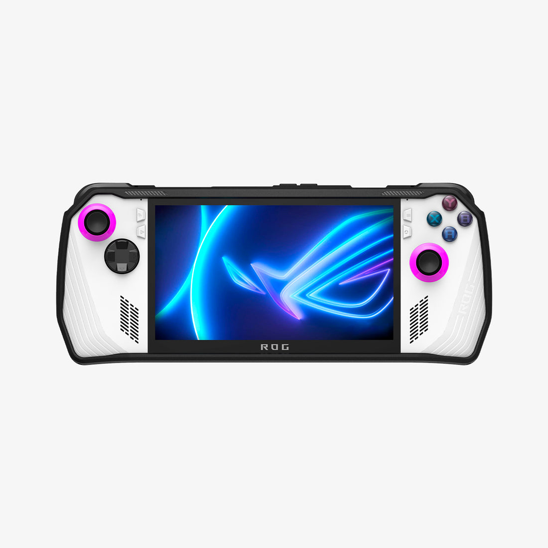 ACS06921 - ROG Ally (2023) RC71L Case Rugged Armor in black showing the front, back and sides