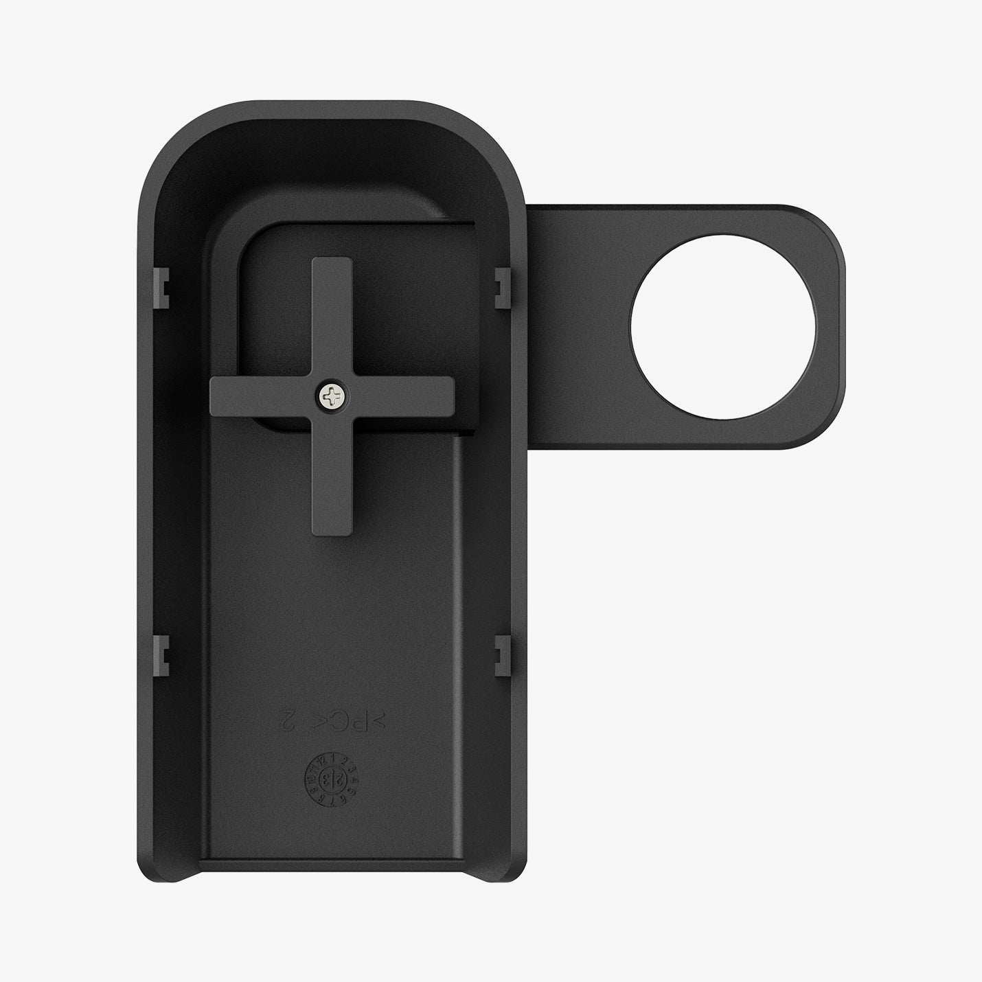 AMP06527 - Apple 3-in-1 Stand S318W in Gunmetal showing the inner of a stand holder