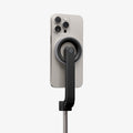 AMP07656 - Tripod Selfie Stick (Magfit) | S571W showing the back with a device attached to a selfie stick