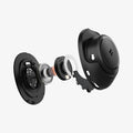 ASD09691 - Spigen Active Noise Cancelling SA2403 in Black showing the detached inner parts