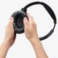 ASD09691 - Spigen Active Noise Cancelling SA2403 in Black showing the inner of ear cup