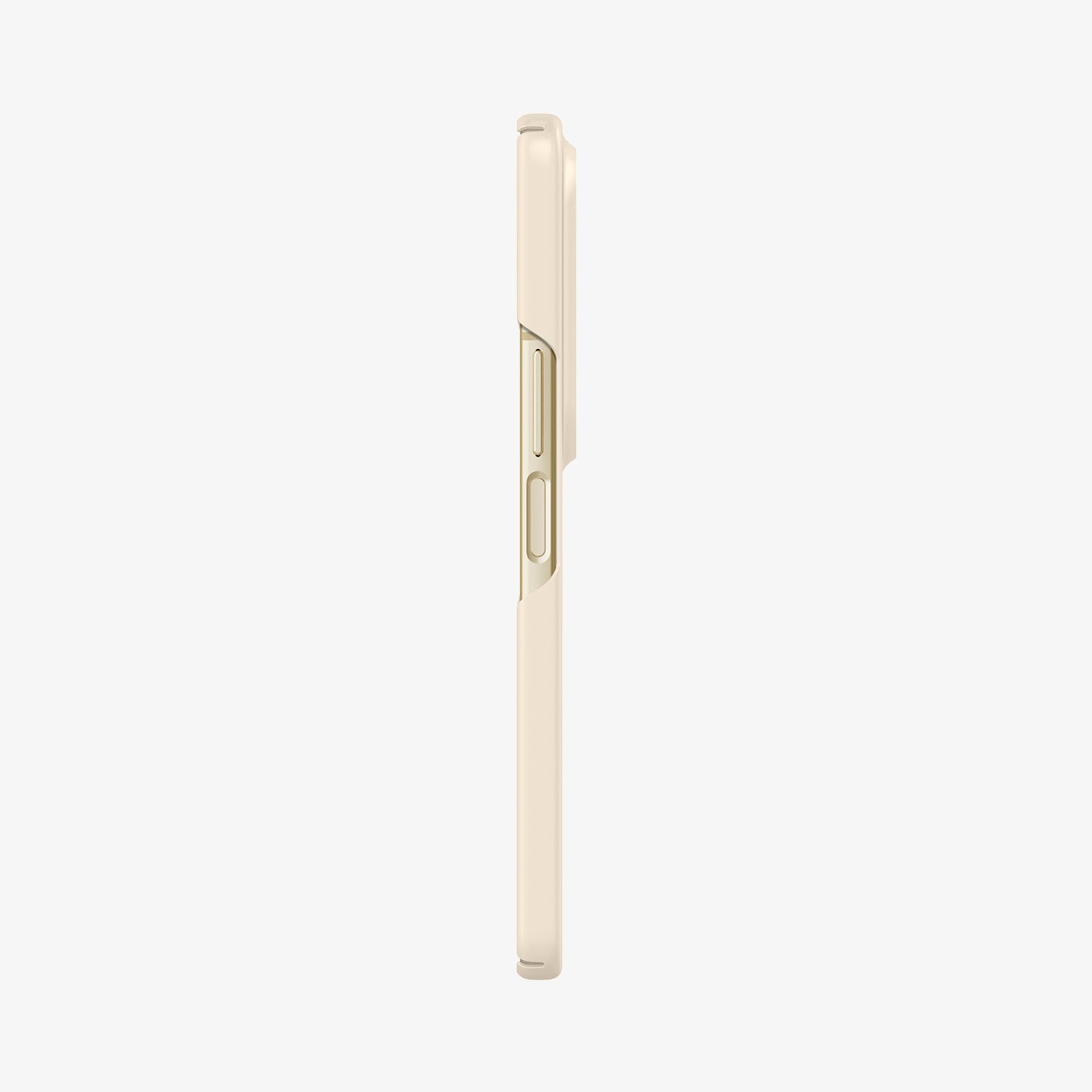 ACS05510 - Galaxy Z Fold 4 Case AirSkin in pearled ivory showing the side
